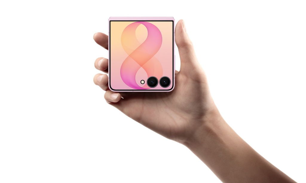 サムスン(Samsung) Galaxy Z Flip8 256GB スマートフォン ピンク 質感 手持ち