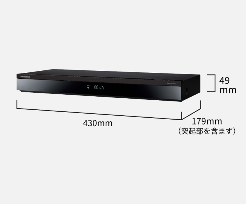 レンタル] Panasonic ブルーレイディスクレコーダー DMR-4T405