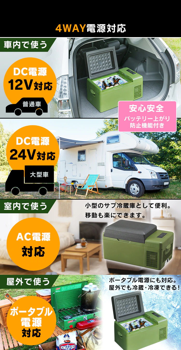 4WAY電源対応