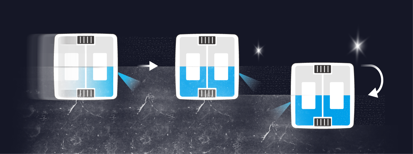 ダブルの洗浄力