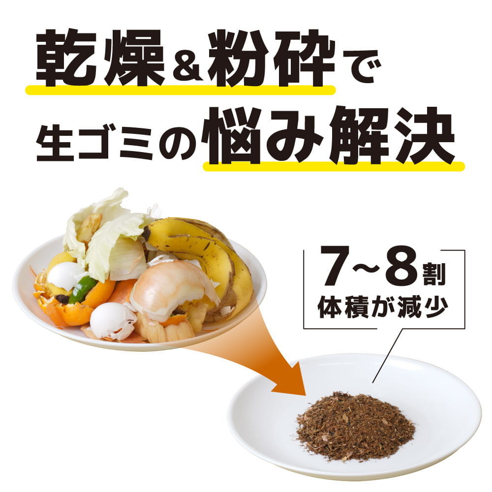 乾燥&粉砕で解決