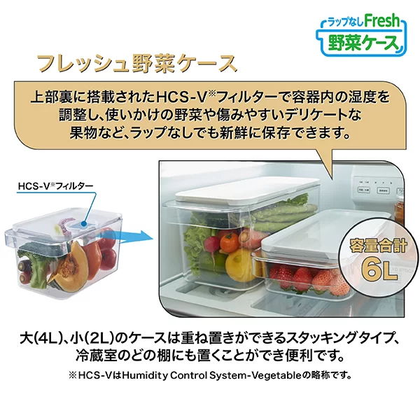 使いかけの野菜を新鮮保存に