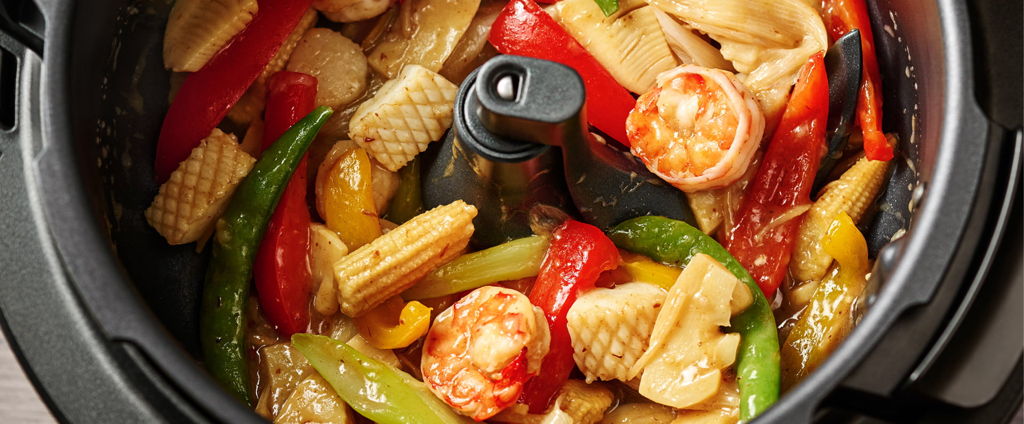 最大1285Wの
「高火力」で本格炒め調理