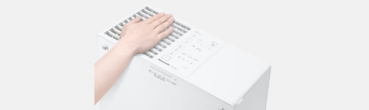 吹き出し口が熱くならない