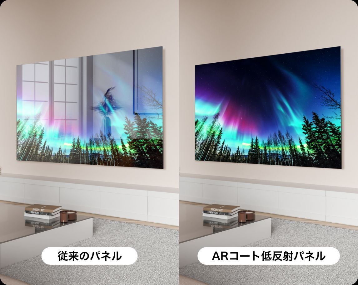 映り込みを抑える