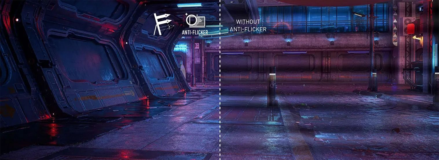 アンチフリッカー / ブルーライトカット