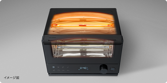 連続加熱上ヒーター