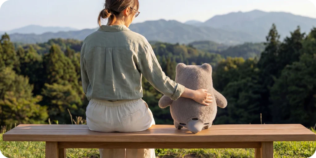 家の外でも