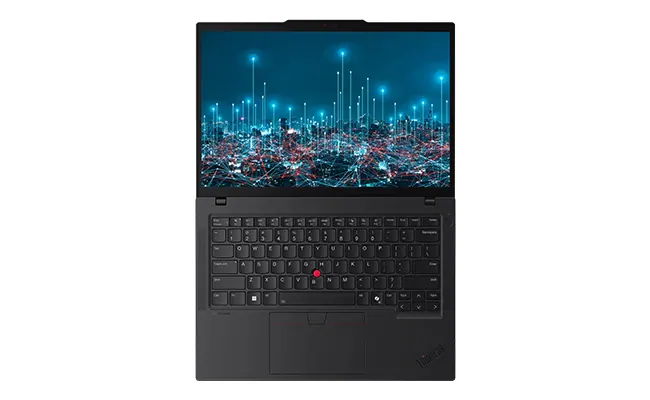 上からパソコン