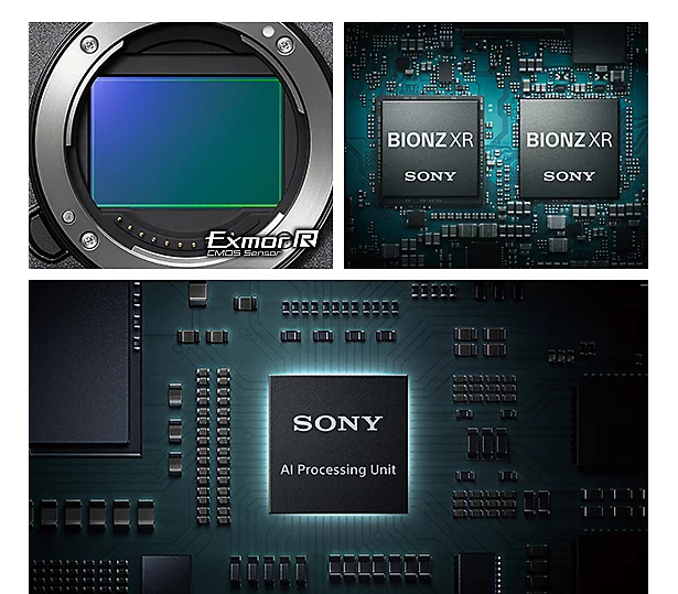 フルサイズCMOSセンサーExmor R（TM）とBIONZ XRを搭載