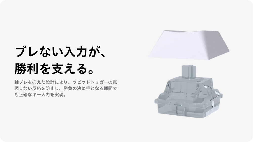ブレない入力