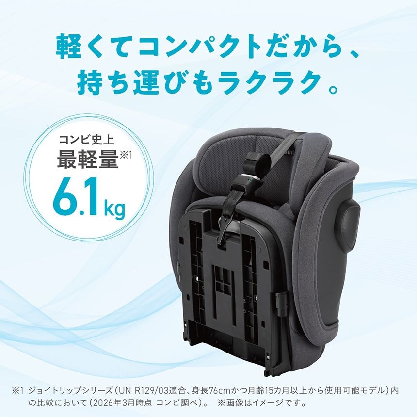 軽くてコンパクト