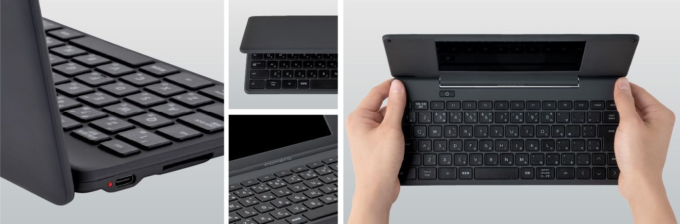 USB Type-Cに対応。充電確認用LEDを搭載。